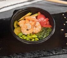 Поке с тигровой креветкой