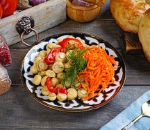 Салат с грибами
