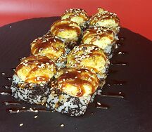 Запеченная Калифорния с угрём