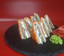 Сэндвич с лососем