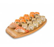 Лосось. Креветка. Краб