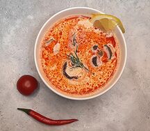 Суп Том ям с морепродуктами