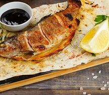 Форель на углях