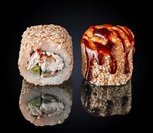 Ролл запеченный Блек хот