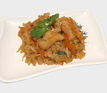 Рис с курицей кимчи