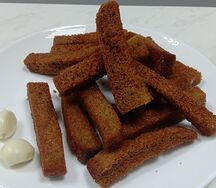 Гренки с чесноком