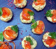 Шампиньоны гриль Вегетарианские - Два сыра