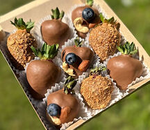 Клубника в шоколаде Крепкий орешек