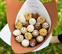 Букет из клубники в шоколаде Мокко