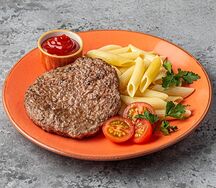 Бифштекс с пенне