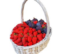 Ягодная корзина Сладкий инжир / подарочный набор / подарок