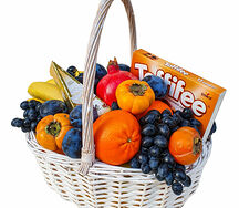 Фруктовая корзина Ванильные облака / подарочный набор / подарок