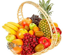 Фруктовая корзина Кругосветное путешествие / подарочный набор