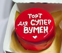 Бенто-торт Супер вумен