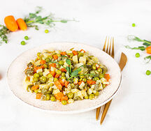 Салат Оливье постный