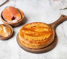 Пирог с форелью