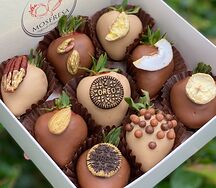 Клубника в шоколаде Капучино S