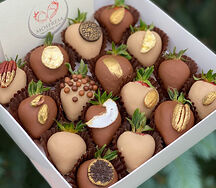 Клубника в шоколаде Капучино М