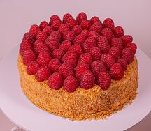 Наполеон с малиной