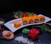 Ролл Калифорния с креветками