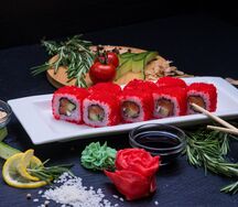 Ролл Калифорния с лососем