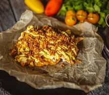 Картофельный Дамп курица карри