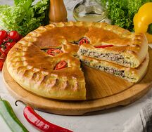 Мясо с помидорами