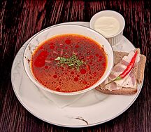Борщ с говядиной