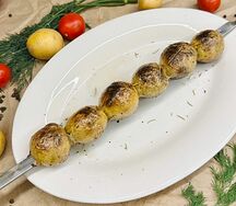 Картофель на мангале