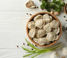 Пельмени отварные (12шт)