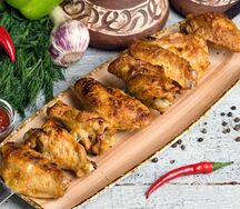 Куриные крылья на мангале