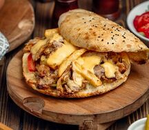 Гиро с картофелем фри