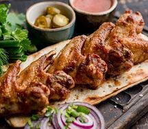 Гриль из куриных крылышек