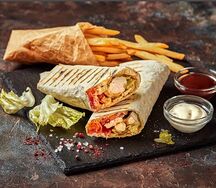 Шаурма с картофелем фри