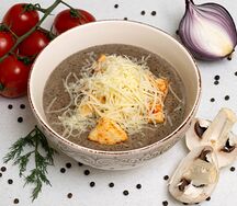 Крем-суп с шампиньонами