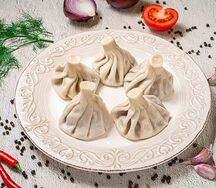 Хинкали с картошкой и сыром