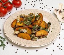 Жареная картошка с грибами