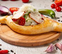 Хачапури по-аджарски Цезарь