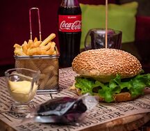 Мраморный бургер