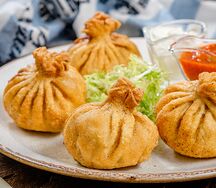 Хинкали с бараниной (жареные)
