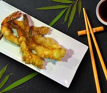 Креветки темпура