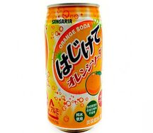 Японский лимонад Sangaria апельсин