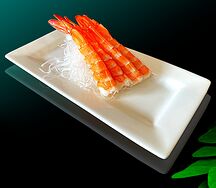 Сашими креветки