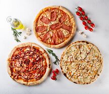 3 итальянских пиццы