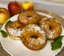 Классические пончики с сахарной пудрой (стандартная порция)