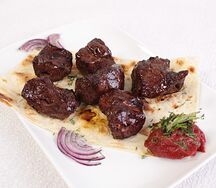 Шашлык из говяжьего сердца по спец рецепту от Шефа