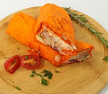 Шаурма свиная в сырном лаваше