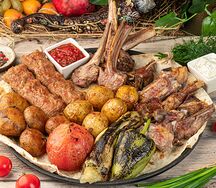 Баранина с овощами