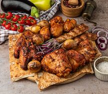 Ассорти шашлыков из курицы