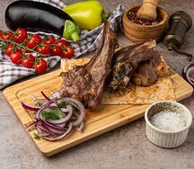 Шашлык из баранины корейки